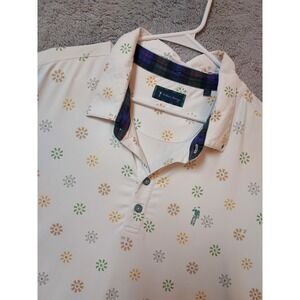 William Murray Polo Shirt Men Extra Large Performance Stretch Geometric Colorful